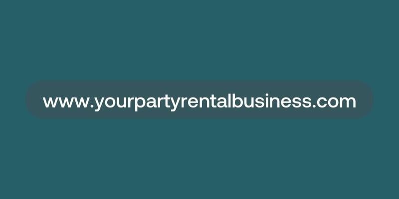 party-rental-website-domain-name